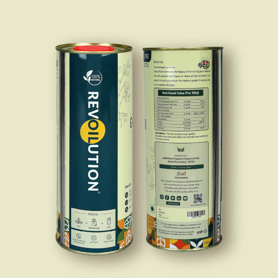 Groundnut Oil 1Ltr Tin