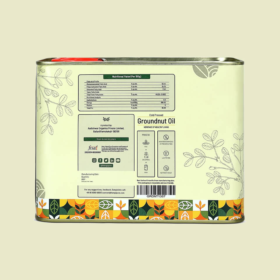 Groundnut Oil 2Ltr Tin